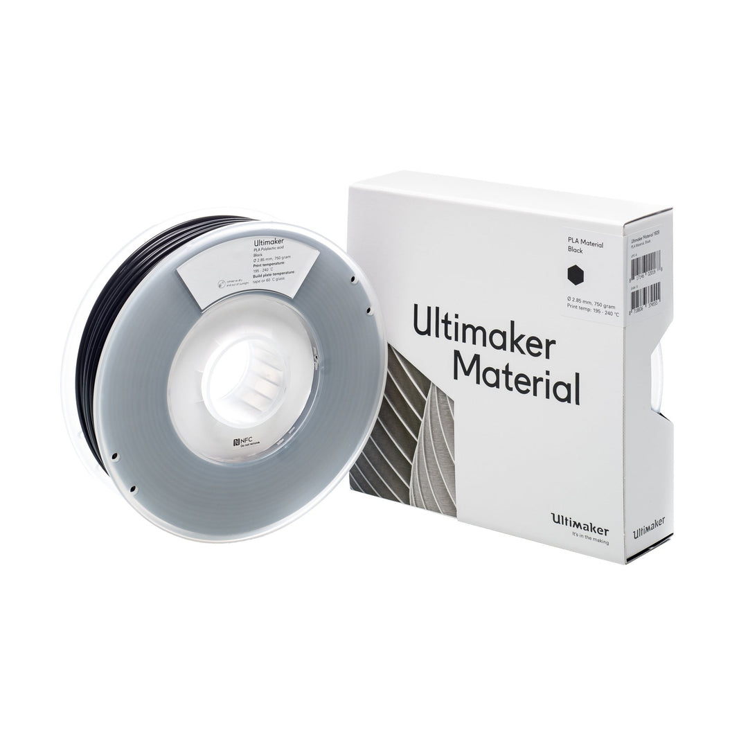 Ultimaker Filament - PLA Black, 750g - STEMfinity