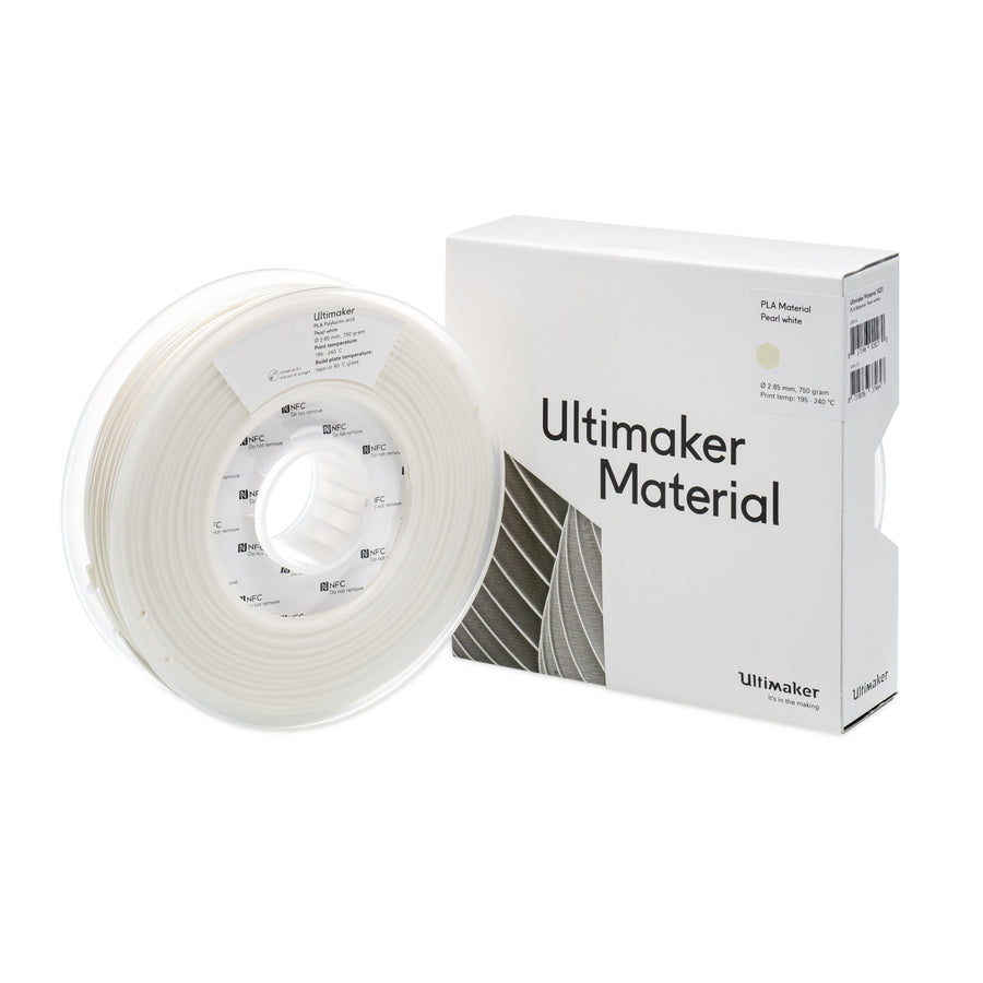 Ultimaker Filament - PLA Pearl White, 750g - STEMfinity