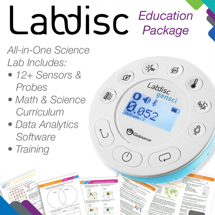Engineer STEM Lab for Middle/High: 3D Printers, Labdisc Sensors, Curriculum, and PD