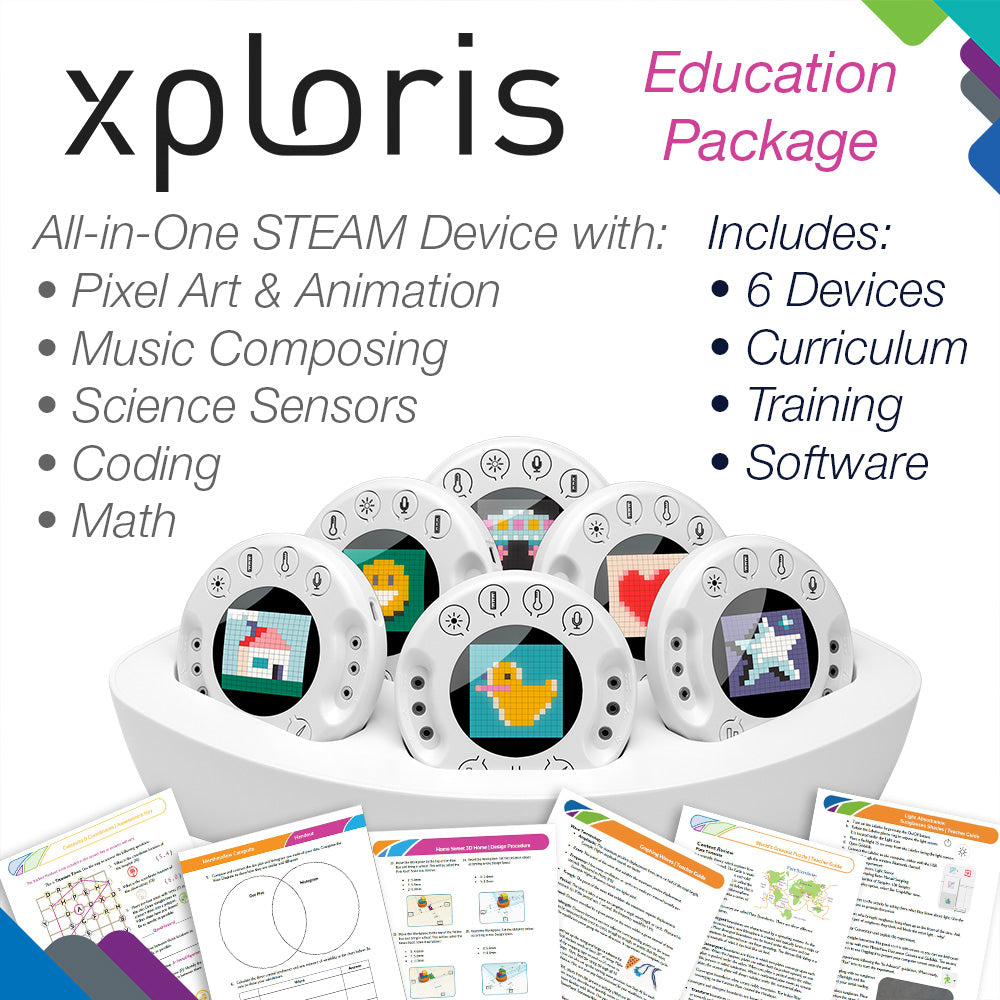 Discover STEAM Lab for Elementary: 3D Printers, Xploris Bundles, Curriculum, and PD