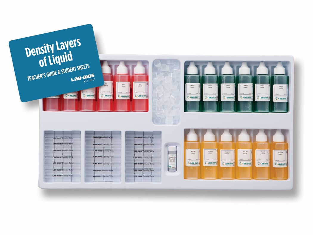Lab-Aids: Density - Layers of Liquids Expand-A-Kit