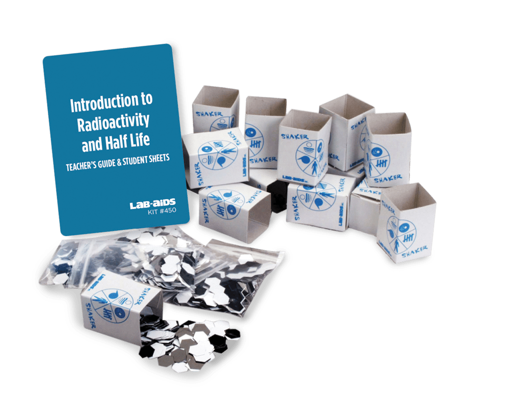Lab-Aids: Introduction to Radioactivity and Half-Life Experiment Kit
