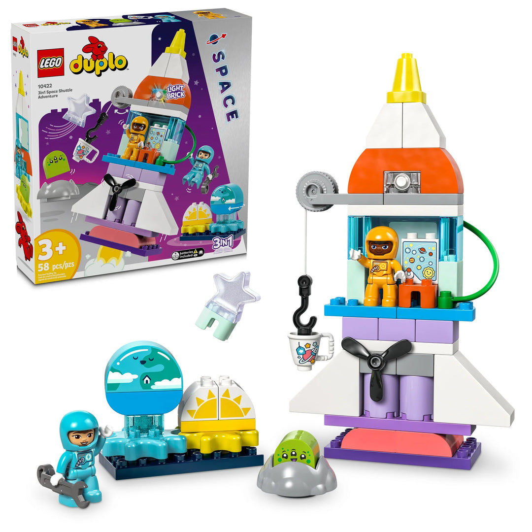 LEGO DUPLO 3 in 1 Space Shuttle Adventure STEMfinity