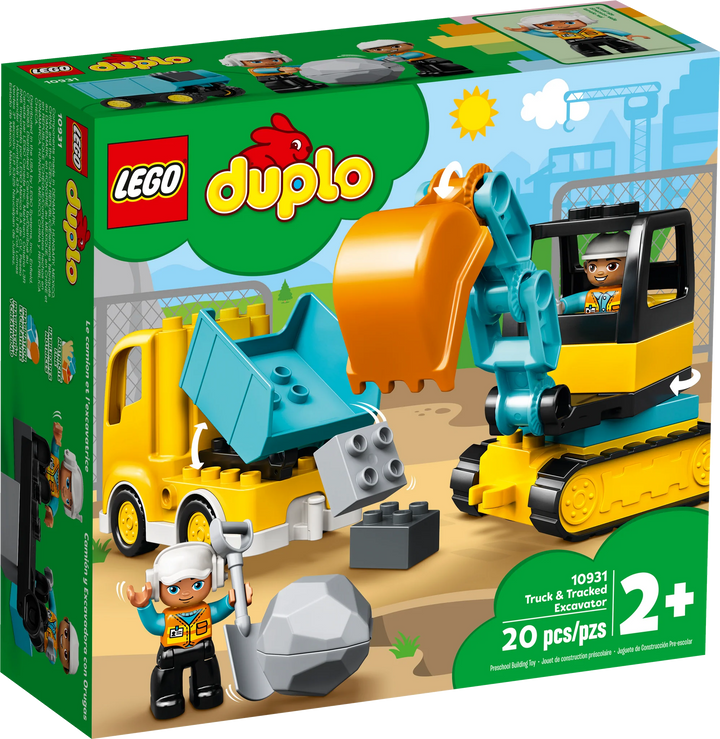 LEGO® DUPLO®: Truck & Tracked Excavator