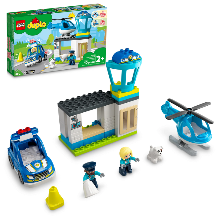 LEGO® DUPLO®: Police Station & Helicopter