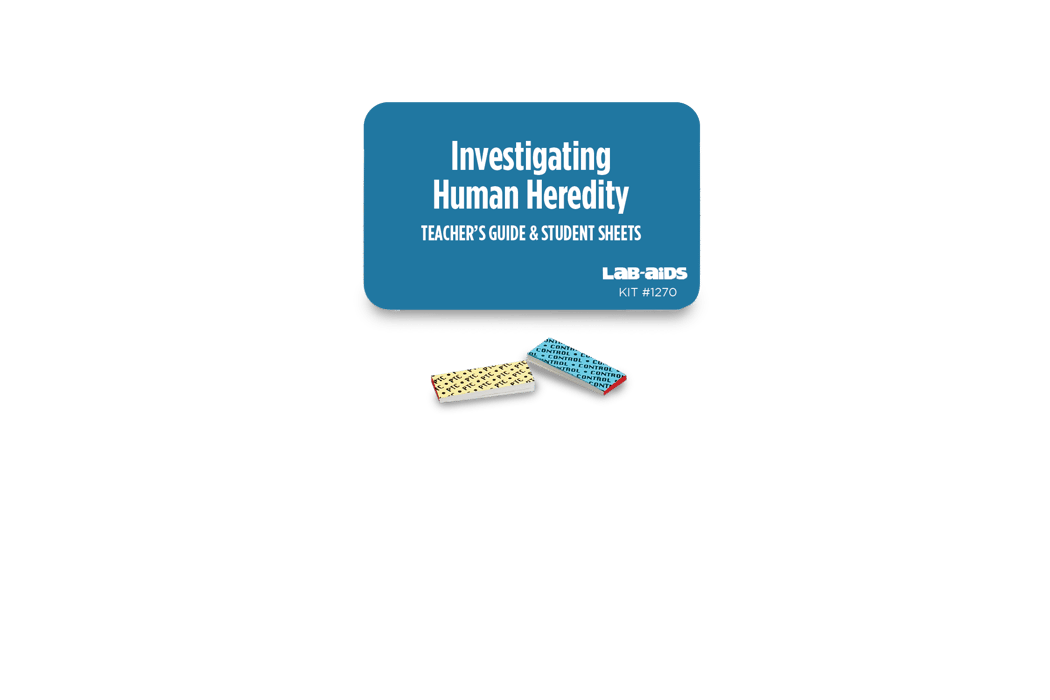 Lab-Aids: Investigating Human Heredity Kit