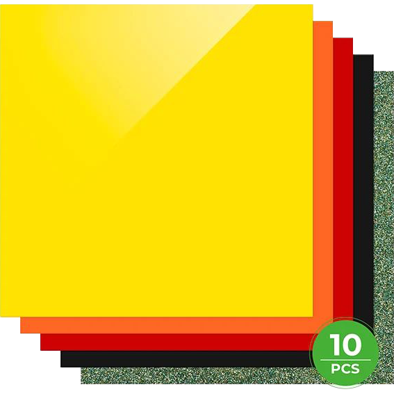 xTool 1/8in Acrylic Sheets Trial Kit 18Pk Box