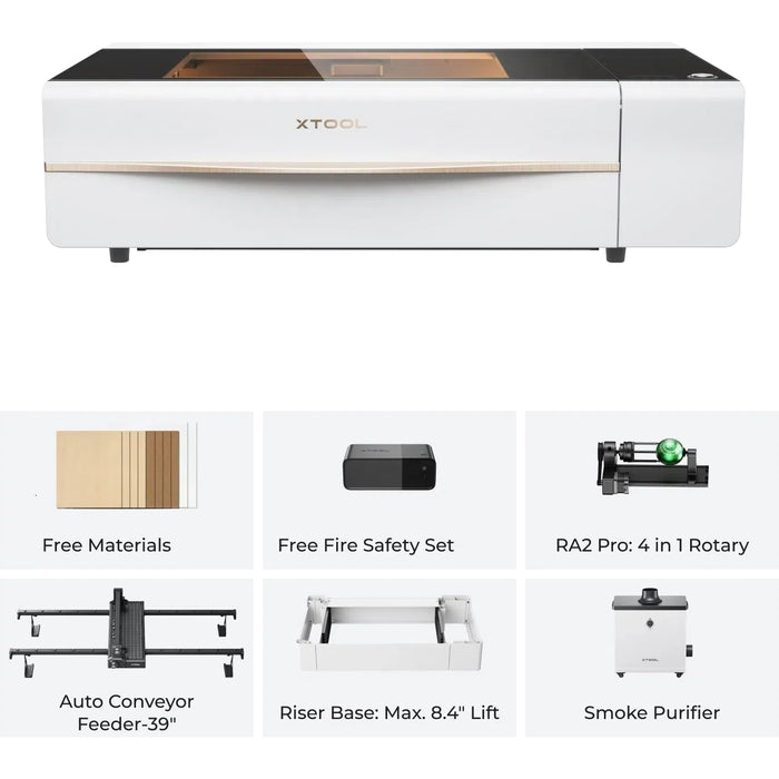 xTool P2S 55W Desktop CO2 Laser Cutter