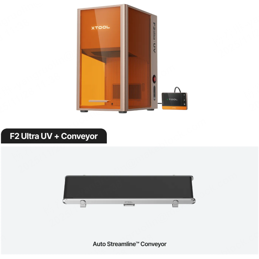 xTool F2 Ultra UV Laser Engraver + F2 Ultra Conveyor Box
