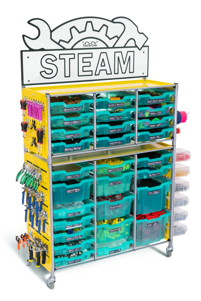 Steam Cart Example Maker Cart 2.0: The Ultimate STEM / STEAM Activity Cart | TeacherGeek ...