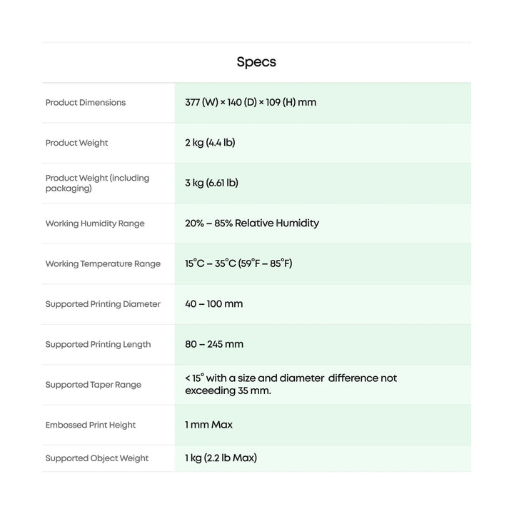 eufyMake Rotary Printing Attachment for UV Printer E1