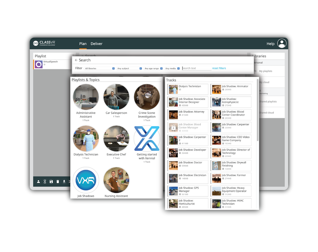 ClassVR Xcelerate EduverseSTEM & CTE with Training Bundle