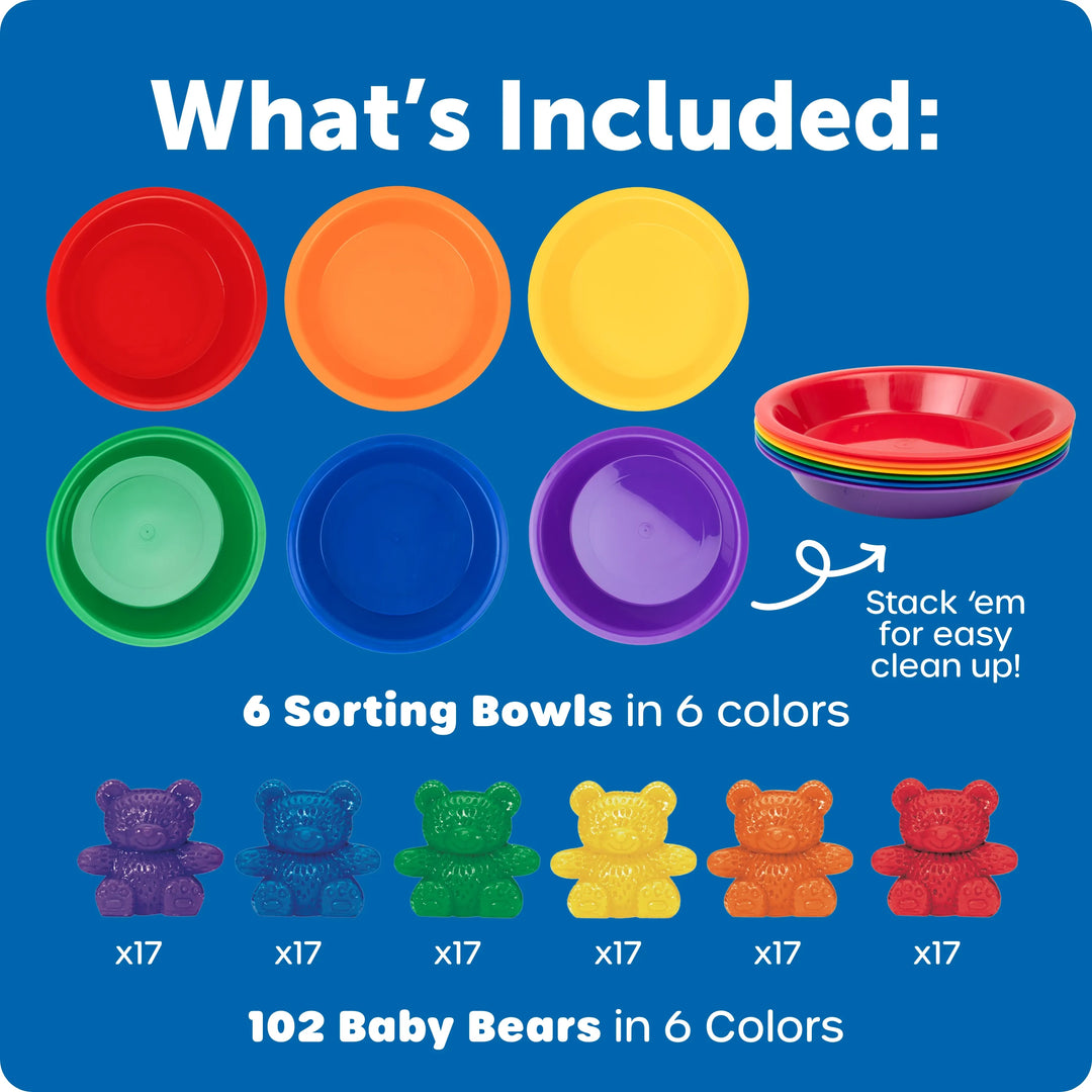 Three Bear Family® Baby Bear™ Sorting Set
