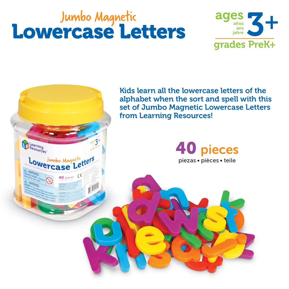 Jumbo Magnetic Lowercase Letters
