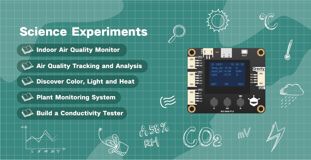 Gravity: Science Data Acquisition Module Kit for Experiments Education
