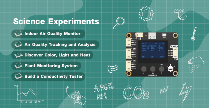 Gravity: Science Data Acquisition Module Kit for Experiments Education