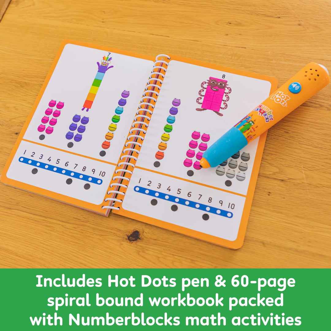 Hot Dots Numberblocks Activity Book 11-20 & Interactive Pen