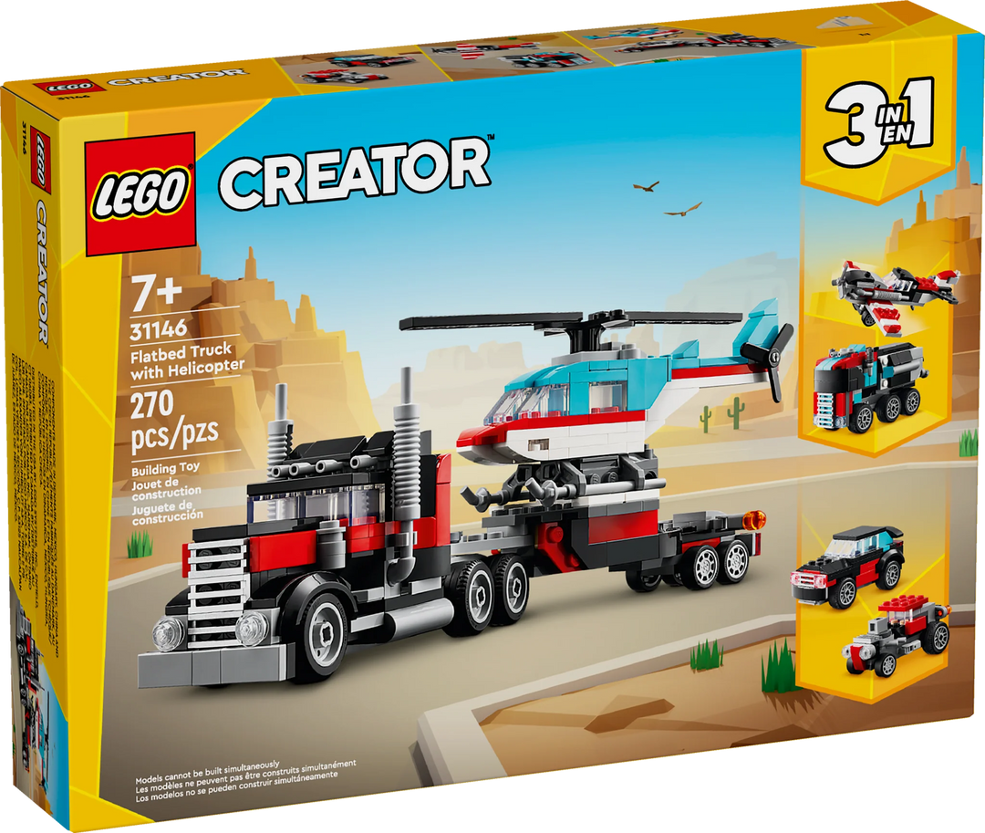 LEGO® Creator™: Flatbed Truck with Helicopter