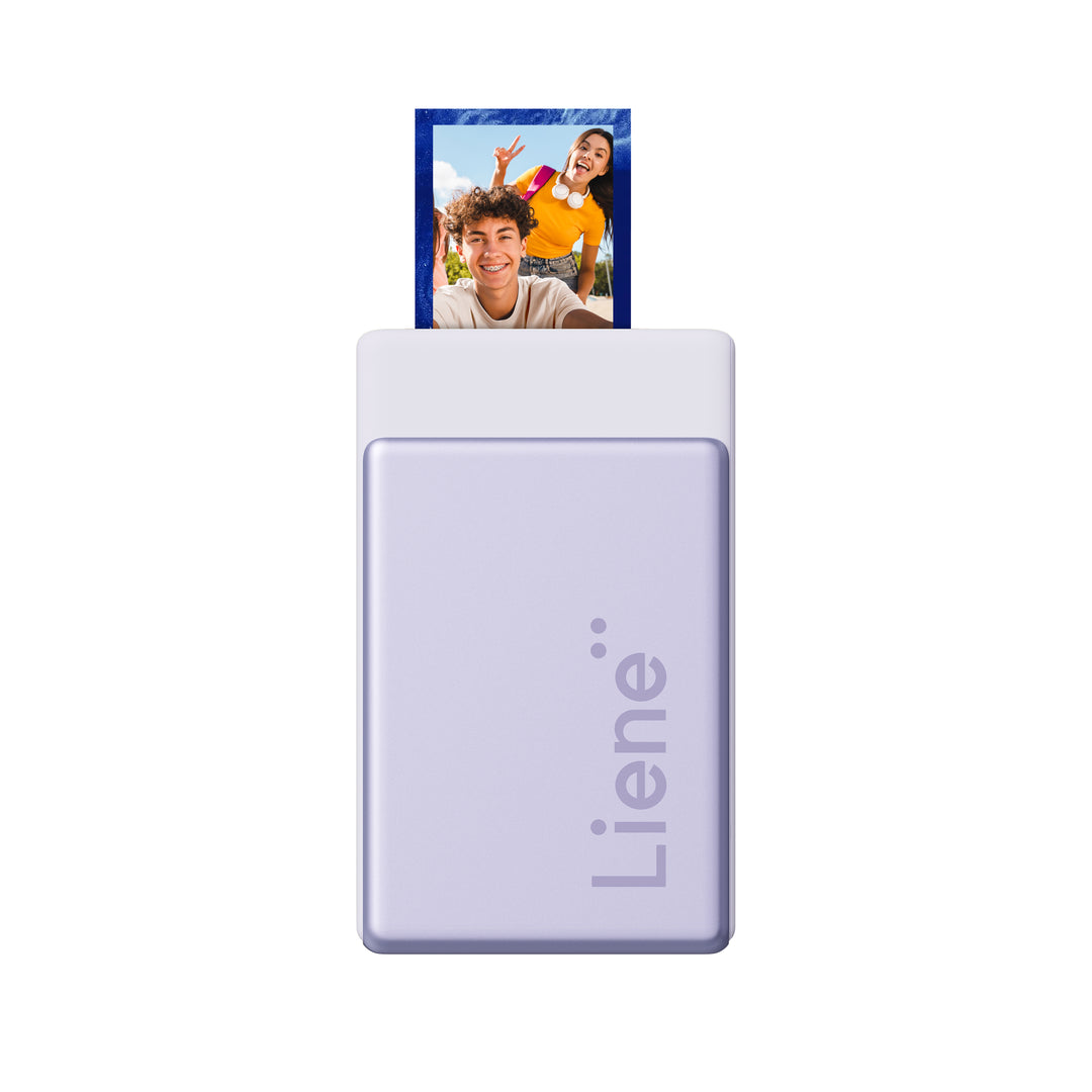 Pearl N200 Pro Photo Printer with Photo Papers & Ink Cartridge (Purple)