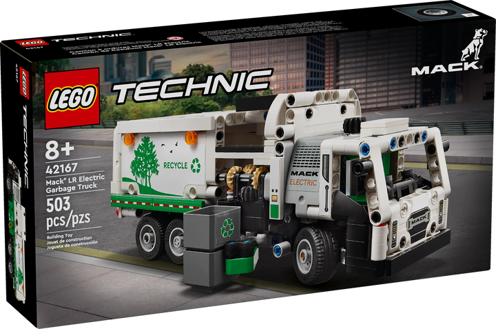 LEGO® Technic™: Mack® LR Electric Garbage Truck