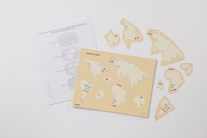 Lab-Aids: Plate Tectonics - Examining Evidence for Continental Drift Kit