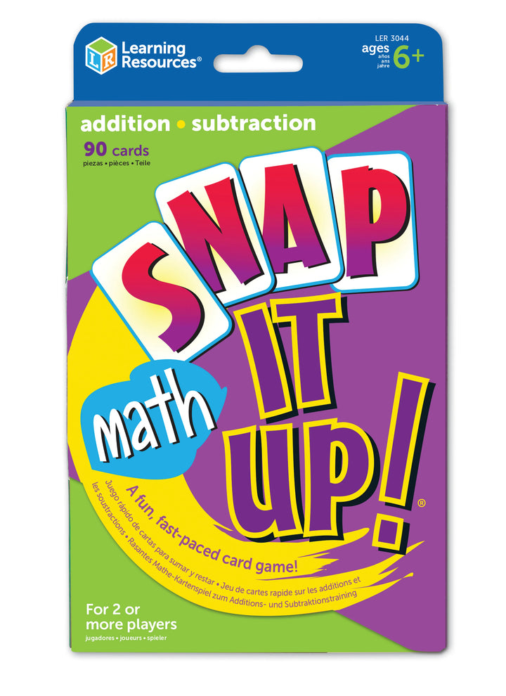 Snap It Up!® Addition & Subtraction Card Game