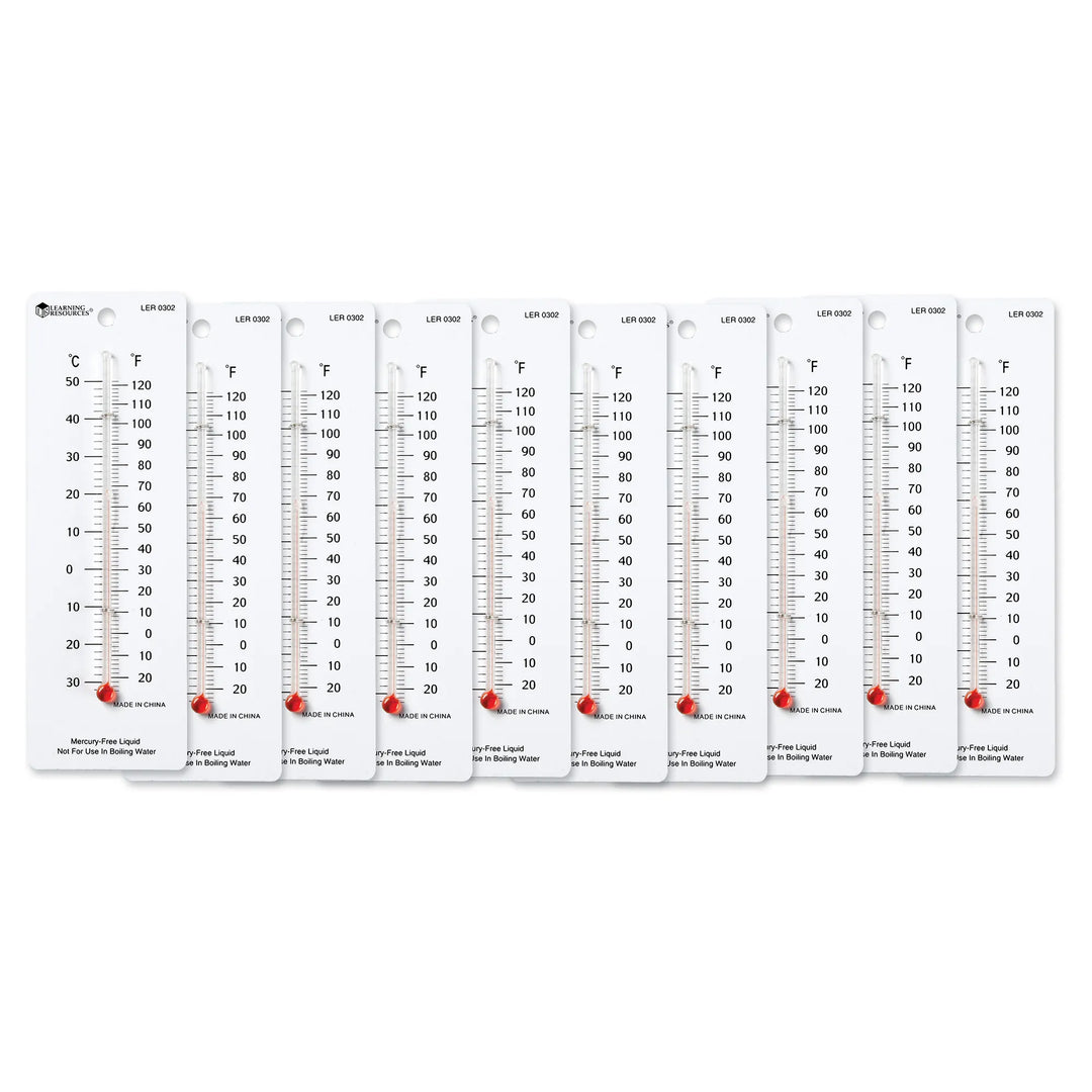 Student Thermometers, Set of 10
