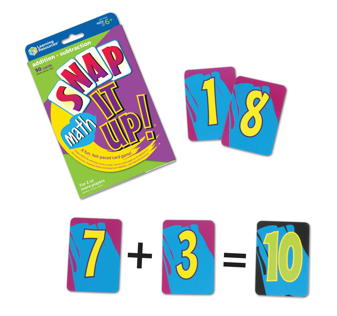 Snap It Up!® Addition & Subtraction Card Game