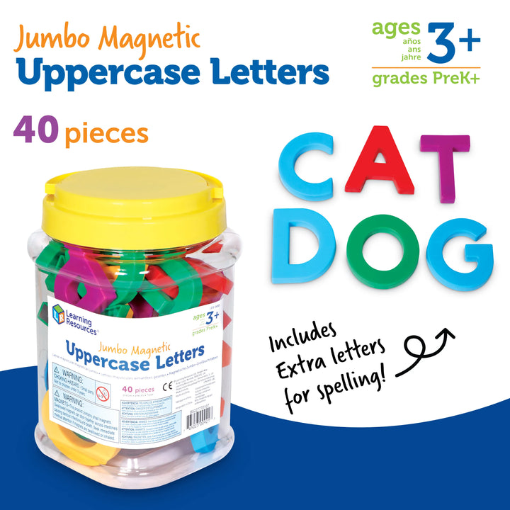 Jumbo Magnetic Uppercase Letters
