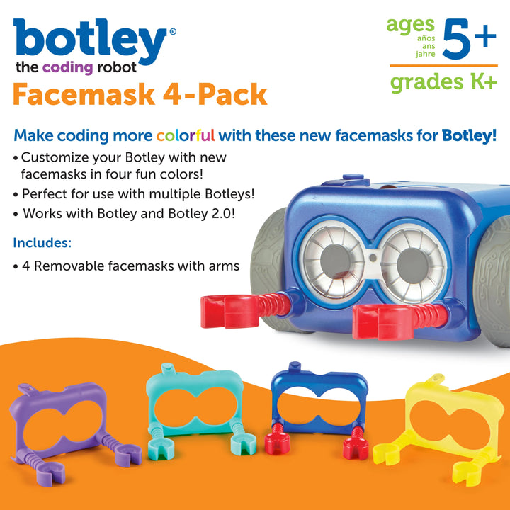 Botley® the Coding Robot Facemask 4-Pack