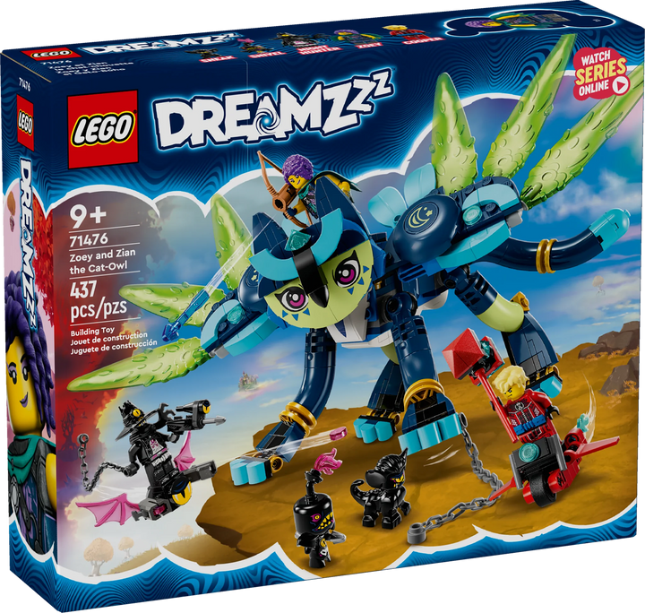 LEGO® DREAMZzz™: Zoey and Zian the Cat-Owl
