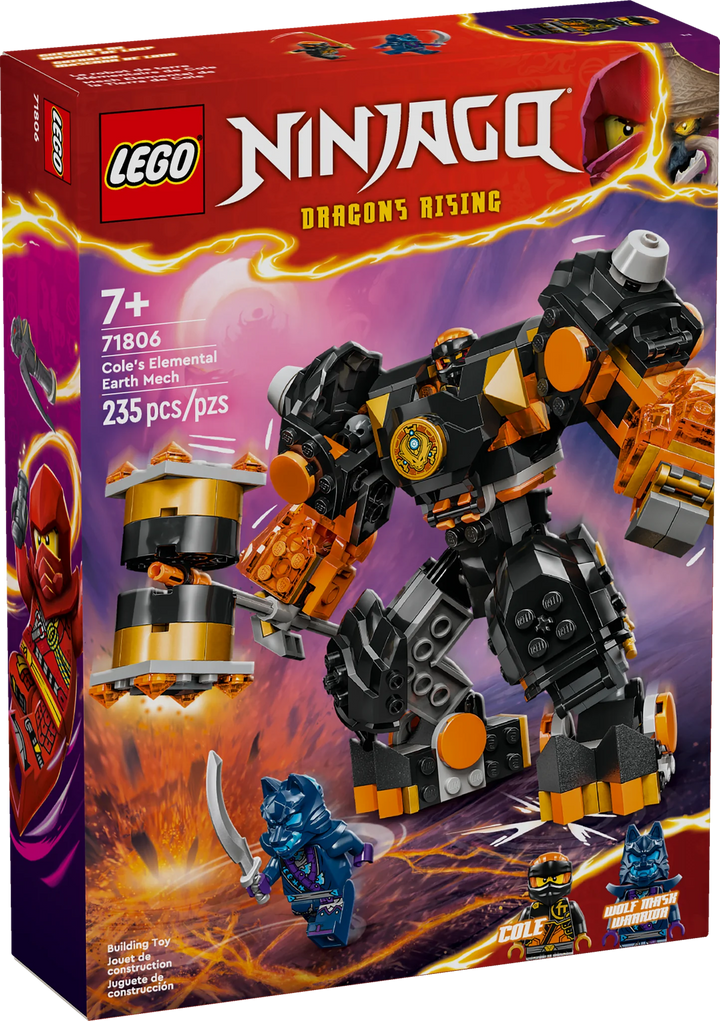 LEGO® NINJAGO®: Cole's Elemental Earth Mech