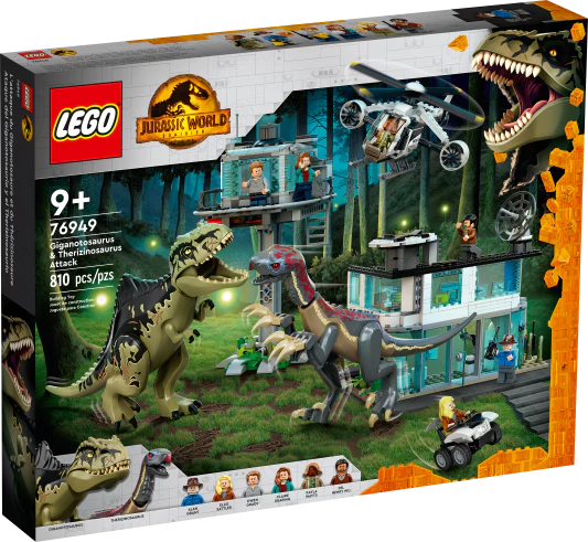 LEGO® Jurassic World™: Giganotosaurus & Therizinosaurus Attack