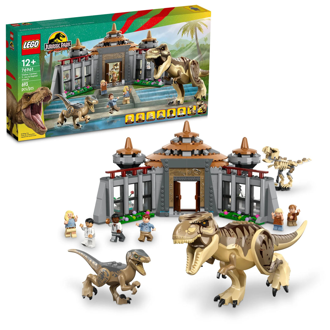LEGO® Jurassic World™: Visitor Center - T. Rex & Raptor Attack
