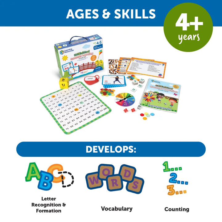 Skill Builders Summer Learning Activity Set - PreK-K