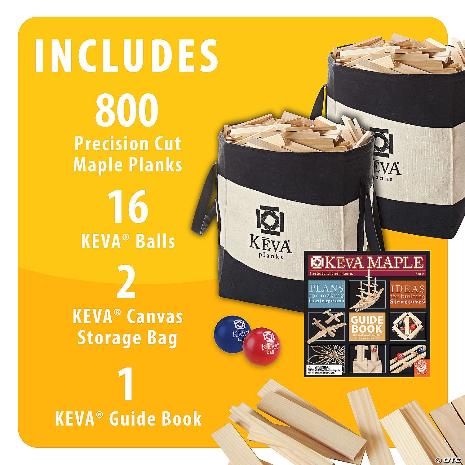 STEMfinity | KEVA 800 Maple Planks School Pack