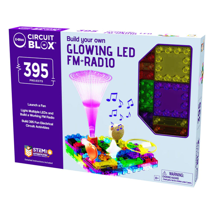 Circuit Blox BYO Glowing LED FM Radio 395 Projects