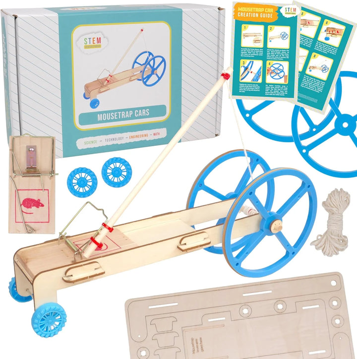 STEM Inventions: Mousetrap car kit, 10 pack
