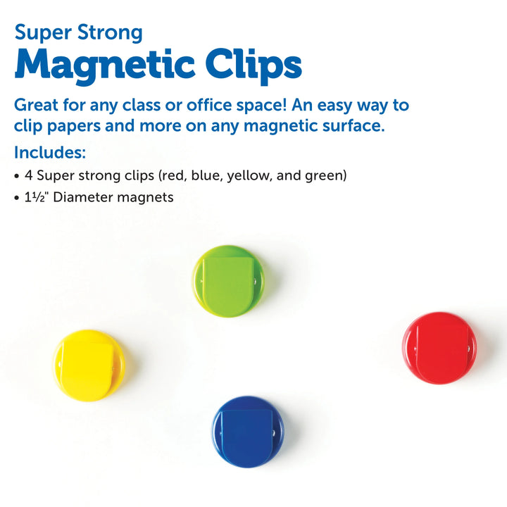 Super Strong Magnetic Clips, Set of 4