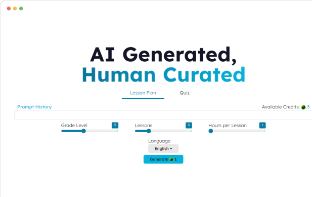 STEM Forged PD + AI Lesson Plan Platform