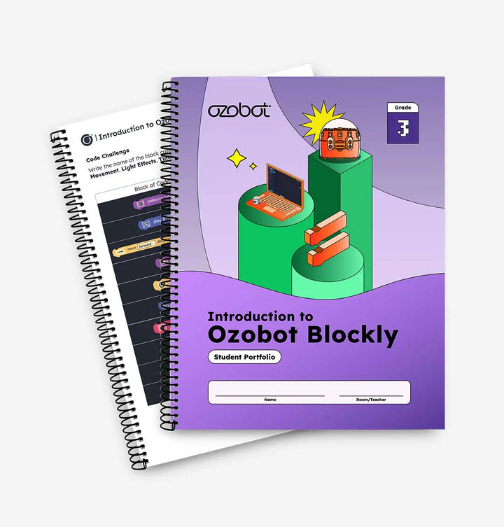Intro to Ozobot Blockly Curriculum: Student Portfolios