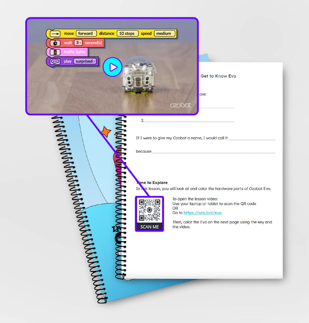Intro to Ozobot Blockly Curriculum: Student Portfolios