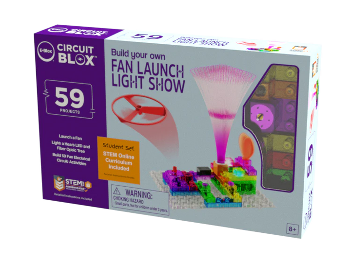Circuit Blox™ BYO Fan launch Light Show - 59 Project Student Set
