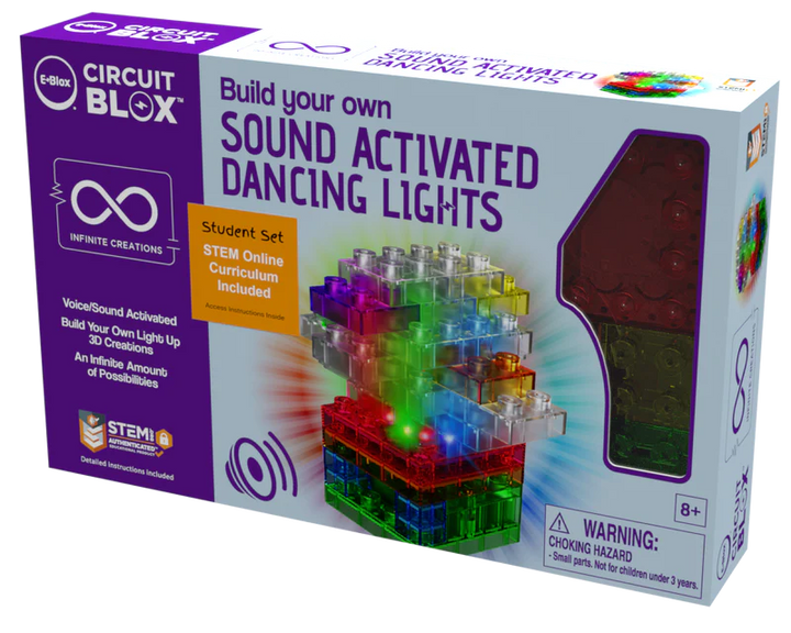 Circuit Blox™ Sound Activated Dancing Lights Classroom Set