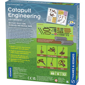 Catapult Engineering: 6-in-1 Maker Kit