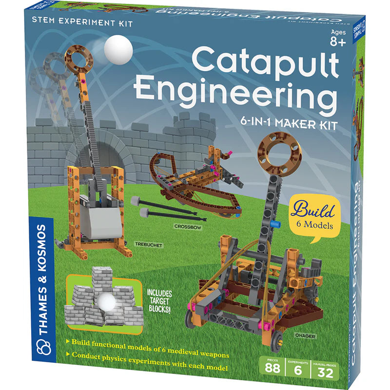 Catapult Engineering: 6-in-1 Maker Kit