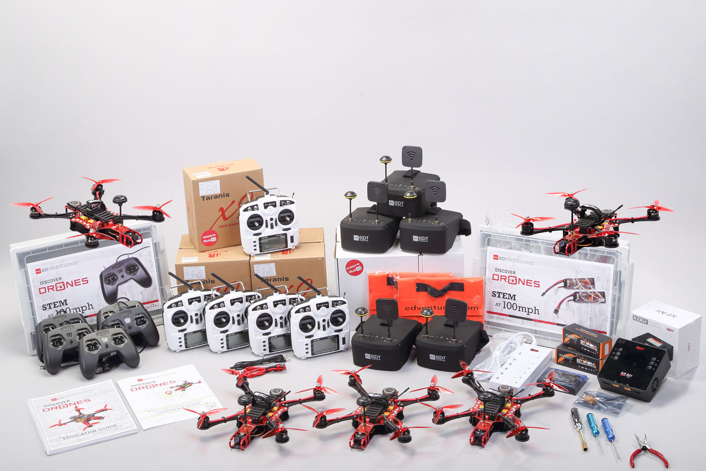 新品未開封 FPV Racing Drone セット ブラシレス Discover Drones Classroom Pack | STEMfinity