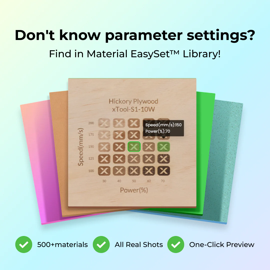 xTool Laser Material Explore Kit