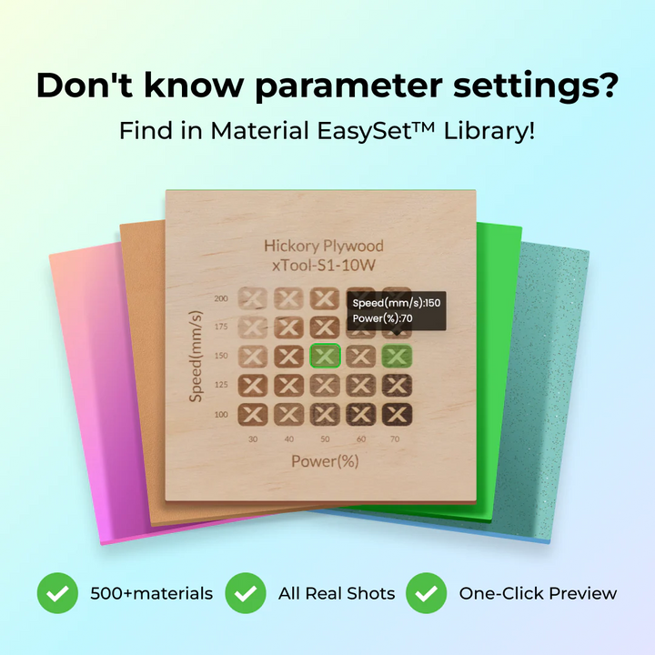xTool Laser Material Explore Kit