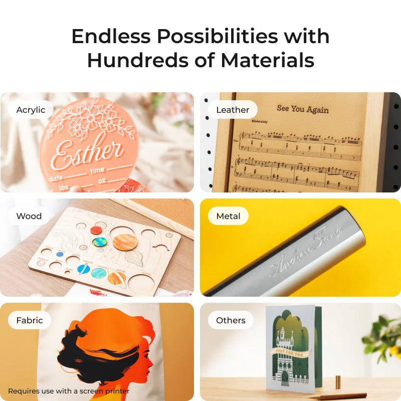 xTool P2S Art & Screen Printing Bundle